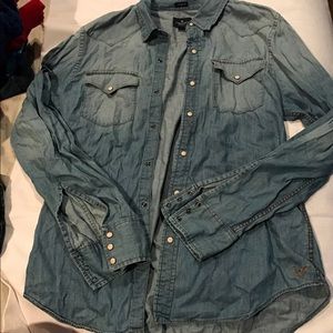 American eagle button down